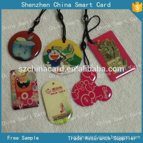 PVC material 125khz cheap small NFC ring tag